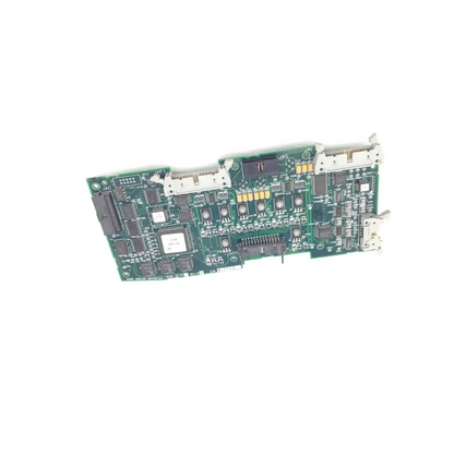 Green circuit board with connectors and components of hark analog interface pcba 35130 for audio signal processing
