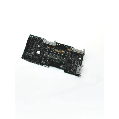 Black rectangular circuit board with silver connectors and components for hark analog interface pcba 35130 rev b