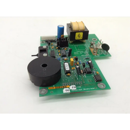 Healthdyne 630-00600-00 green printed circuit board with black blue and yellow electronic power supply parts