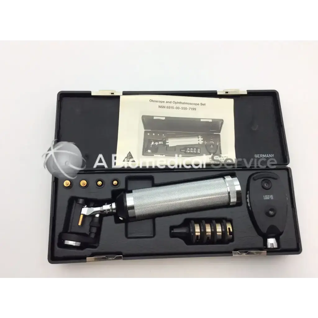 Heine 6515-00-550-7199 Otoscope & Ophthalmoscope with Case