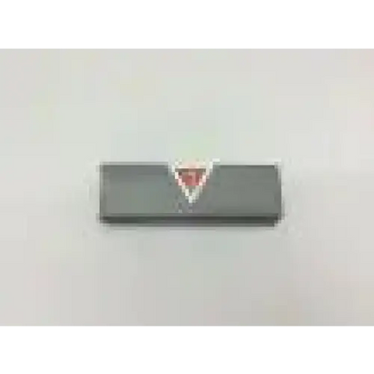 Gray rectangular fiber optic blade box with red and white triangular logo for heine f-000.22.103 optic blade mac 3 classic plus