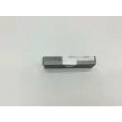 Silver metallic fiber optic blade keychain with circular cutout for optic blade miller heine f-000.22.103 classic plus