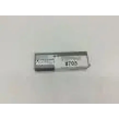 Silver rectangular usb flash drive with matte finish and subtle engravings for heine fiber optic blade miller use