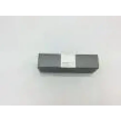 Black rectangular electronic component with silver strip for heine small fiber optic led laryngoscope battery handle