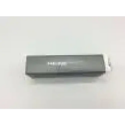Gray rectangular bar soap wrapped in clear plastic shown with heine f-001.22.812 short laryngoscope lamp handle product