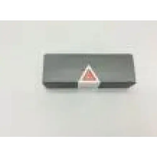Black rectangular heine fiber optic laryngoscope handle with triangular red and white logo standard fiber optic design