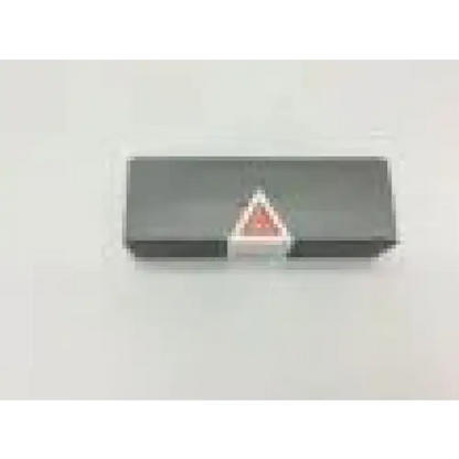 Black rectangular heine fiber optic laryngoscope handle with triangular red and white logo standard fiber optic design