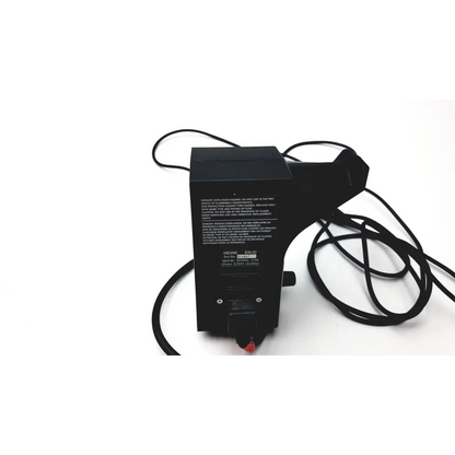 Black rectangular heine omega 180 ophthalmoscope wired battery supply with coiled cable and red connector end