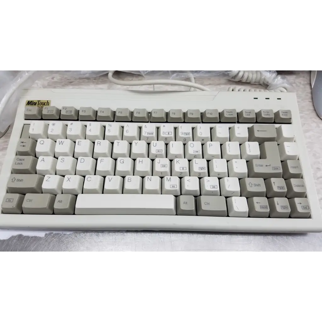 White and gray minitouch keyboard with classic design for hewlett packard 8147 optical time domain reflectometer case