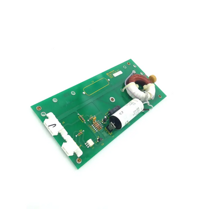 High voltage laser board uniphase with green pcb white connectors capacitor and inductor ideal for replacement parts and responsible electronics recycling