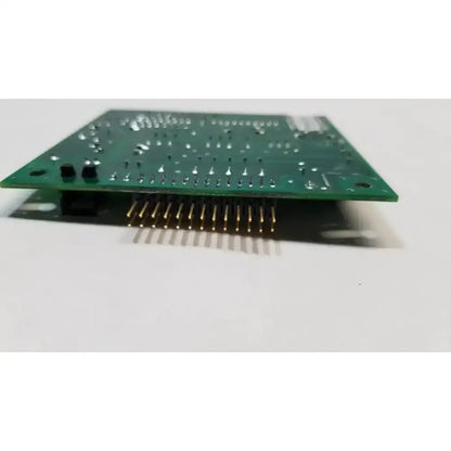 Green control mother board pcb hill-rom 1998 with gold pins and black components for medical equipment use