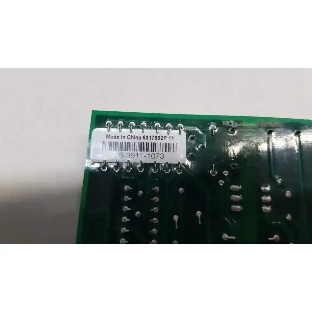 Hill-rom 1998 green control mother board pcb with silver soldered components and made in china label barcode
