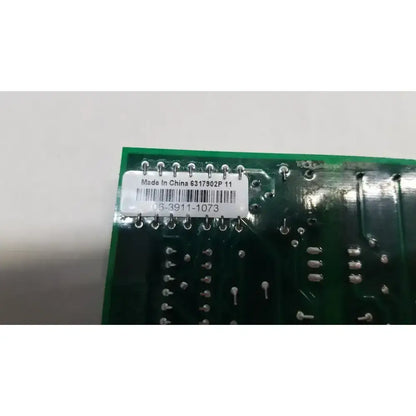 Hill-rom 1998 green control mother board pcb with silver soldered components and made in china label barcode