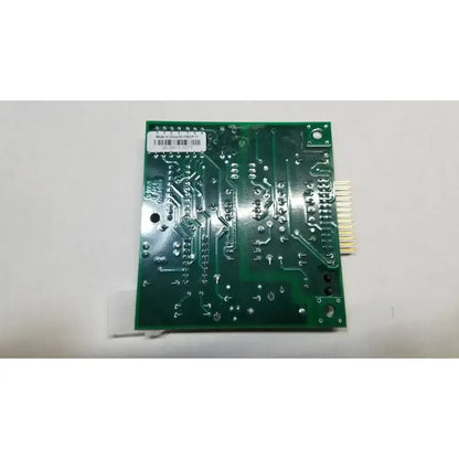 Green rectangular hill-rom control mother board pcb 63178 rev 3 with silver soldered components and white label