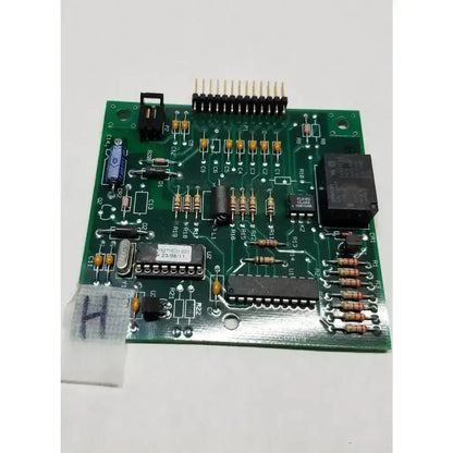 Green control mother board pcb with resistors capacitors and integrated circuits for hill-rom 1998 assembly 63179