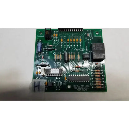 Green control mother board pcb with resistors capacitors and integrated circuits for hill-rom 1998 model