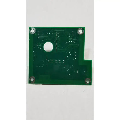 Green rectangular light relay control mother board with four mounting holes and central circular cutout for hill-rom 2001