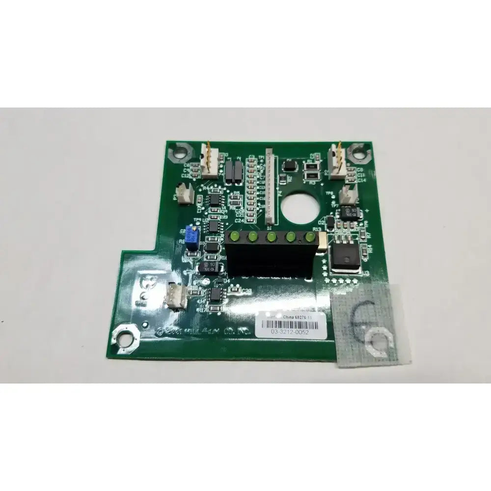 Hill-rom 2001 green printed circuit board with various components for light relay control mother board use