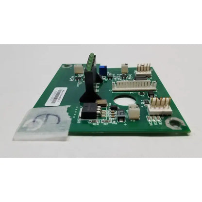 Green printed circuit board of hill-rom 2001 light relay control mother board with relay control components and connectors