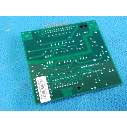 Hill rom total care green control board assembly with silver solder points and component pins for tc utv use