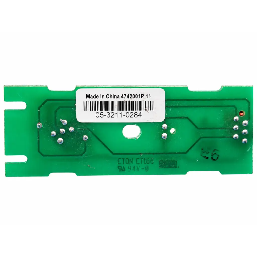 Hill-rom totalcare nurse call button green eton et166 pcb switch assembly with silver soldered components and white label