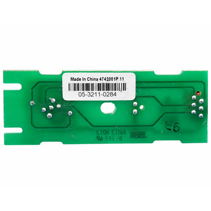 Hill-rom totalcare nurse call button green eton et166 pcb switch assembly with silver soldered components and white label