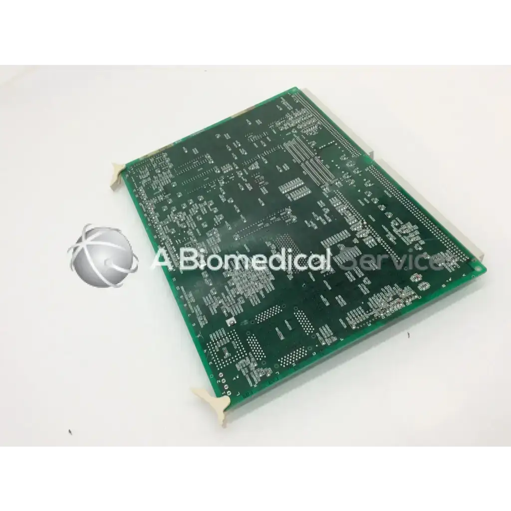 Green rectangular circuit board with white printed circuit traces for hitachi cu0002-s13 cu0002-r13 ultrasound unit module