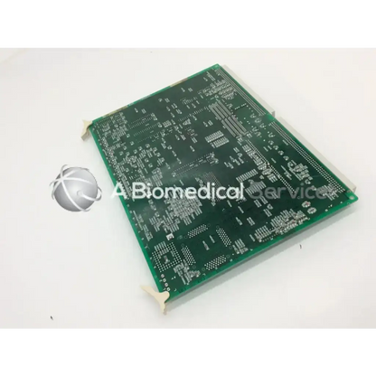 Green rectangular circuit board with white printed circuit traces for hitachi cu0002-s13 cu0002-r13 ultrasound unit module