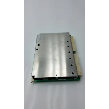 Silver metallic power board with beige connector ports and green circuit board for hitachi ultrasound eub-6500
