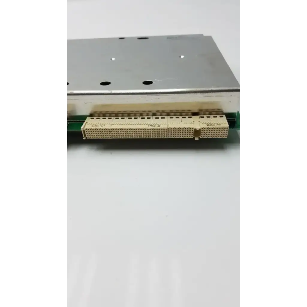 Silver metallic power board with beige connector strips and green circuitry for hitachi ultrasound eub-6500 use