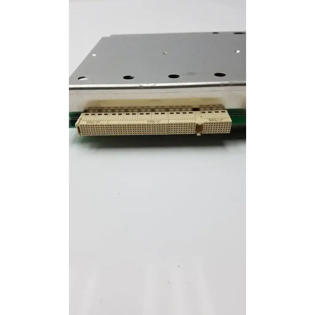 Silver metallic power board with beige connector array for hitachi ultrasound eub-6500 and eub-5500 models