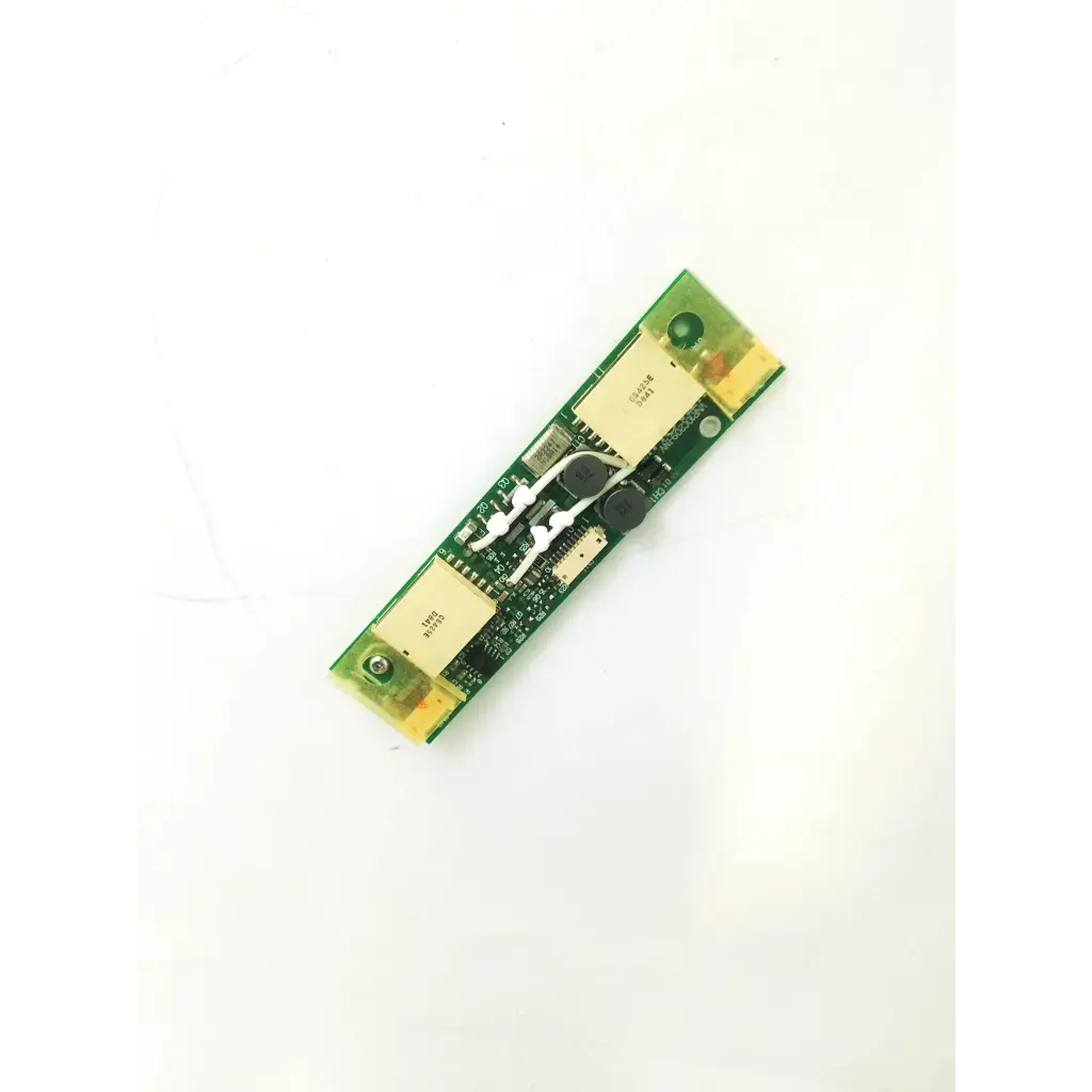 Green rectangular hitachi vnr10c209-inv inverter board with beige components and black capacitors for inverter board use