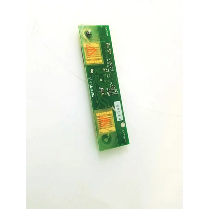 Green rectangular hitachi vnr10c209-inv inverter board with two yellow connectors and printed labels for industrial use
