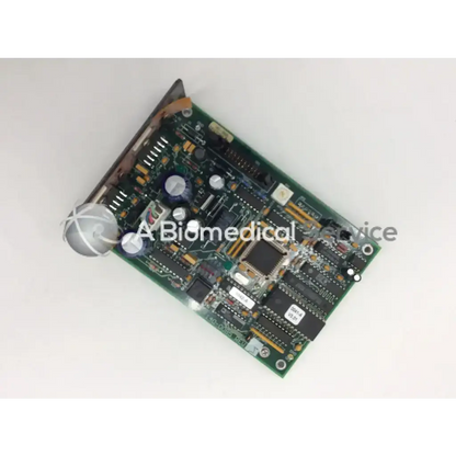 Green printed circuit board with black and silver components for hologic qdr explorer motor control board p n 140-0085