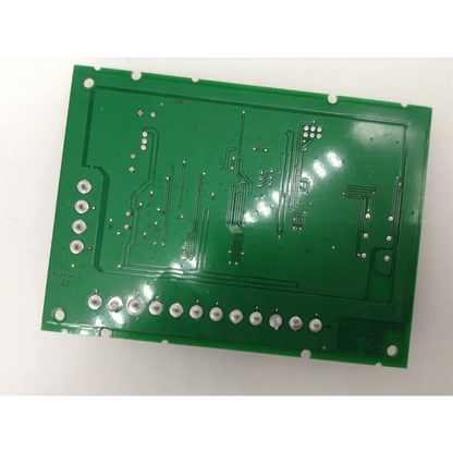 Green rectangular printed circuit board with silver solder pads for honeywell ademco sa4208sn-1 alarm universal expander remote