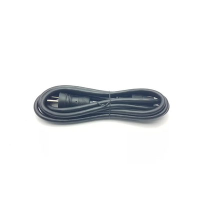 Hospital grade green dot black coiled power cord cable with two-prong 5-15p plug and c13 connector 18awg lot