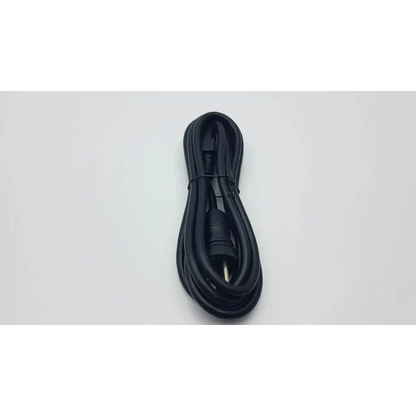 Black hospital grade green dot power cord with three prong 5-15P to C13 18AWG cable for medical use
