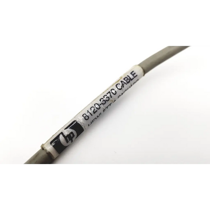 Gray hp 8120-3370 hdmi cable with white label featuring black text and logo suitable for cable da54-128 use