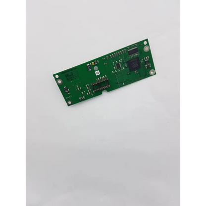 Green rectangular 4500mfp camera board with electronic components featuring spacelabs mpc860 cpu for nibp assembly