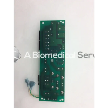 Hp a3 5063-2375 green panel board bbcf1-3 with silver solder points and black connectors on circuit board