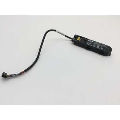 Black hp dv6700 laptop battery with coiled cable and multi-colored wire ends for 512mb battery backed write cache use
