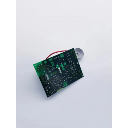 Green rectangular nibp assembly board with silver components and red wire for hp codemaster power supply m1722-60130