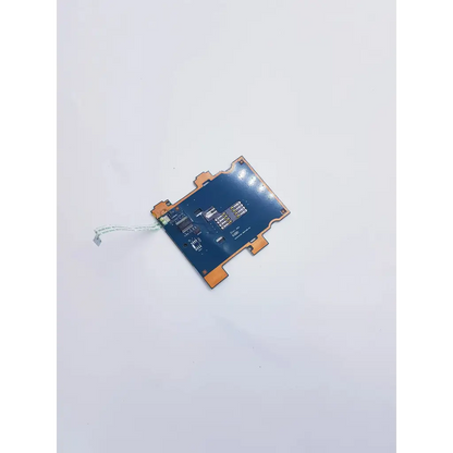 Blue rectangular circuit board with orange solder pads and white ribbon cable for elitebook 8470p laptop smart card reader