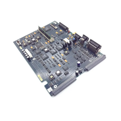 Black printed circuit board with electronic components and connectors for hp genebeam g2500-80001 product