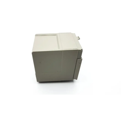 Beige plastic electrical enclosure with hinged lid and side-mounted latch for hp m1116b patient monitor printer module