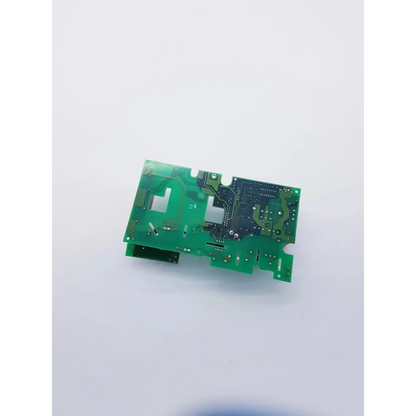 Green pca high voltage board with black soldered components and silver contacts for hp voltage code master xl