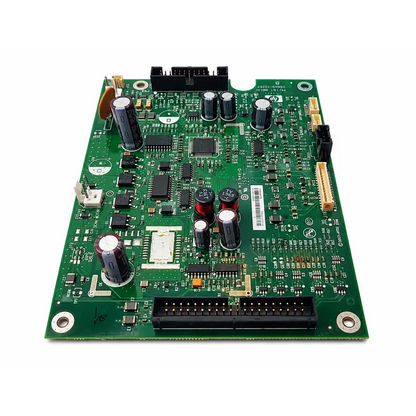 Green hp q5669-20262 print mech pca board with black and silver components for hp designjet plotters