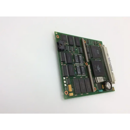 Green circuit board telemetry interface card module with black integrated circuits and silver connector for hp M1053-66415