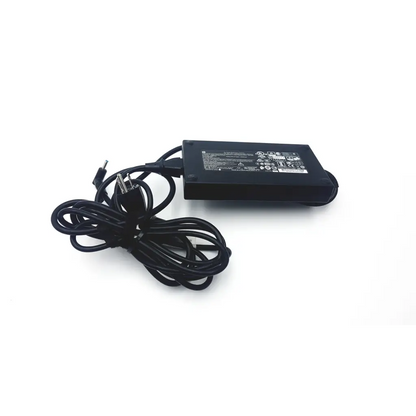 Black hp laptop charger with coiled power cord and blue tip ad2-86 for hp tpn-ca03 ac adapter 19.5v 200w
