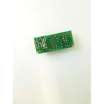 Green rectangular hsv-12-50l control board with silver soldered components and gold-plated edge connectors